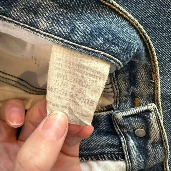 Vintage 90's 20X denim jeans straight leg western wear cowgirl women's 5 - Picture 6 of 9